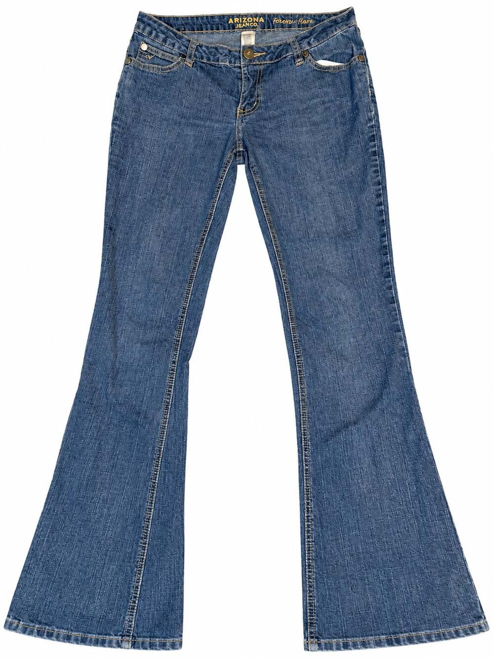 Arizona Jean Co. Forever Flare Jeans Size 11 Blue Denim